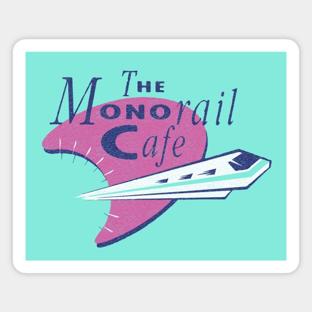 Monorail Cafe Magnet by Heyday Threads